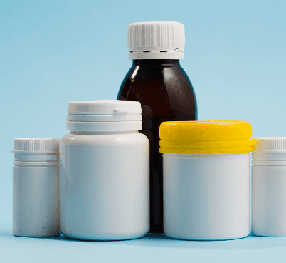 PET vitamin tablet containers